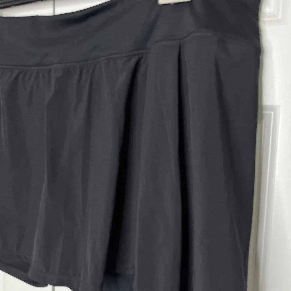 Zella Black‎ Athletic Skort 3X Built In Shorts Active Tennis Golf Skirt